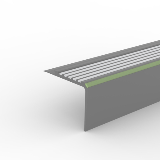 Döllken TKNG 2,5 40 0146 dunkelgr. 2,50m Treppenkante hellgraue Rille
